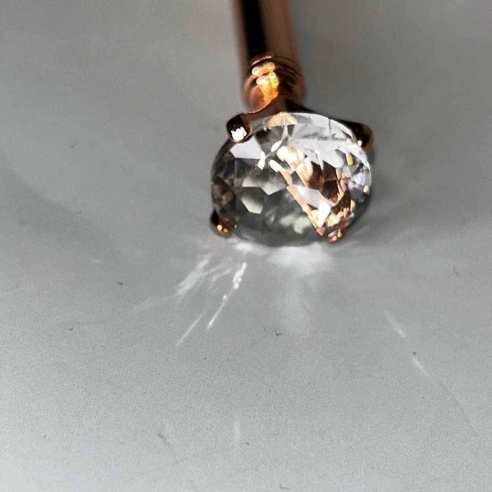 New rose gold faux diamond style accent